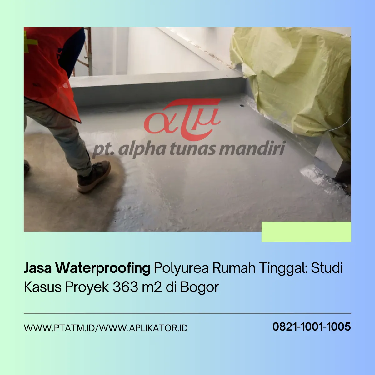Jasa Waterproofing Polyurea untuk Rumah Tinggal